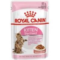 Royal Canin Kitten Sterilised (в соусе), пауч для стерил-х котят от 6 до 12 месяцев, 85 г