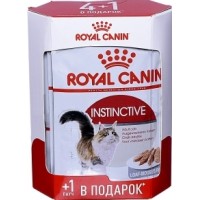 АКЦИЯ! (набор 4+1) Royal Canin Instinctive, пауч для взрослых кошек (паштет), 85 г*5 шт