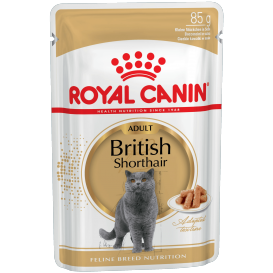 Royal Canin British Shorthair (в соусе), пауч для британских короткошерстных кошек, 85 г