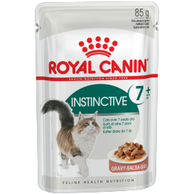 Royal Canin Instinctive 7+ (в соусе), пауч для взрослых кошек старше 7 лет, 85 г