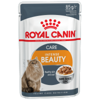 Royal Canin Intense Beauty (в соусе), пауч для поддержания красоты шерсти кошек, 85 г