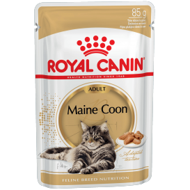 Royal Canin Maine Coon (в соусе), пауч для кошек породы мейн-кун, 85 г