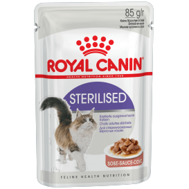 Royal Canin Sterilised (в соусе), пауч для стерилизованных кошек, 85 г