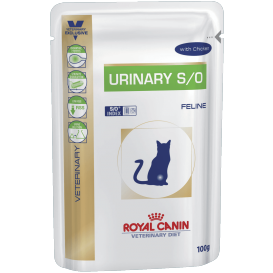 Royal Canin Urinary S/O, пауч для кошек при МКБ, 100 г