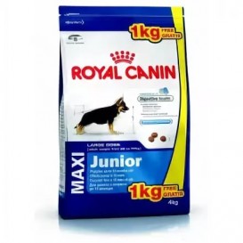 АКЦИЯ! (3,0+1,0) Royal Canin Maxi Junior, для щенков крупных размеров, 4,0 кг