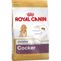 Royal Canin Cocker Junior, для щенков кокер-спаниелей до 12 мес, 3 кг