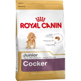 Royal Canin Cocker Junior, для щенков кокер-спаниелей до 12 мес, 3 кг